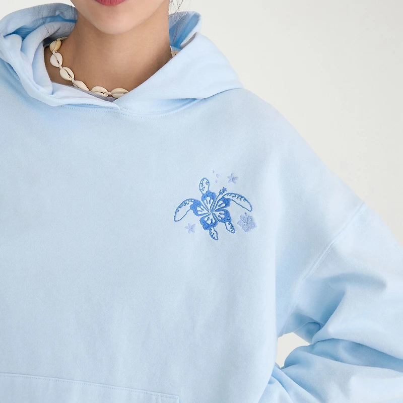 AEROPOSTALE Womens Juniors Long Sleeve Fleece Hoodie