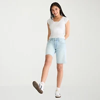 AEROPOSTALE Womens Juniors V Neck Short Sleeve T-Shirt