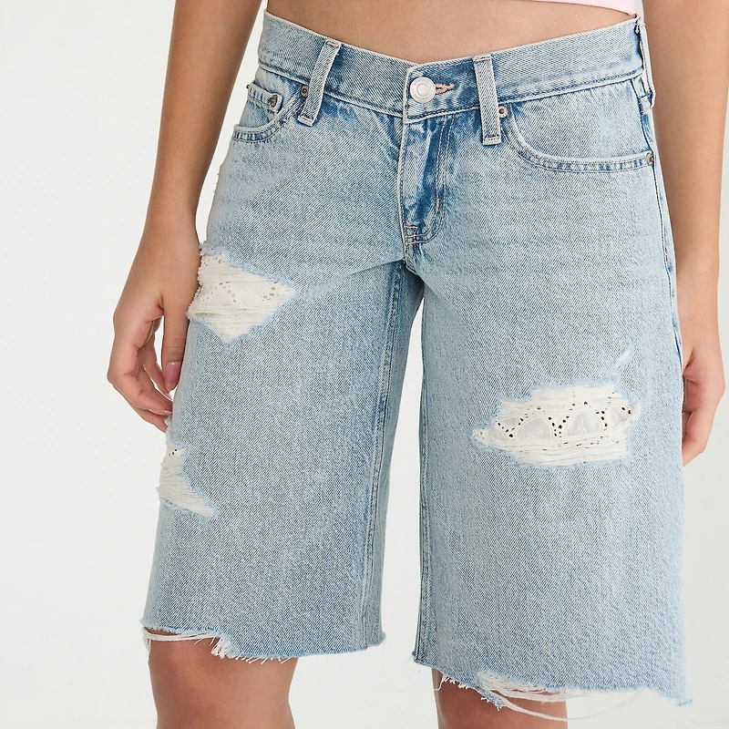 AEROPOSTALE Womens Juniors Denim Short
