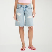 AEROPOSTALE Womens Juniors Denim Short