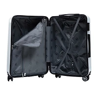 InUSA Fusion 24 Inch Hardside Lightweight Checked Spinner Luggage