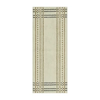 Maples Border Plaid Indoor Rectangular Runner
