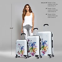 InUSA Fusion 3-pc. Hardside Lightweight Luggage Set