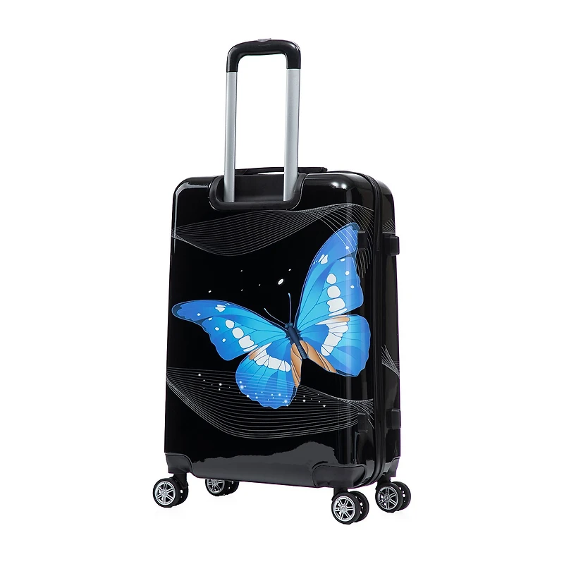 InUSA 28 Inch Hardside Lightweight Checked Spinner Luggage