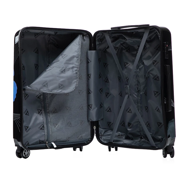 InUSA Prints Lightweight Hardside Spinner 3 Piece Set