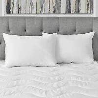 Allerease Hot Water Washable Allergy Protection 2 Pack Medium Density Bed Pillow
