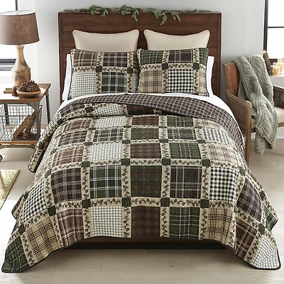 Donna Sharp Pine Patch 3-pc. Easy Care Quilt Set