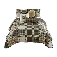 Donna Sharp Pine Patch 3-pc. Easy Care Quilt Set