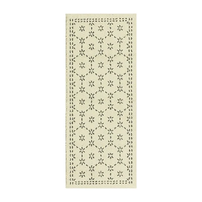 Maples Star Gray Indoor Rectangular Runner