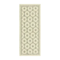 Maples Star Gray Indoor Rectangular Runner