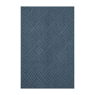 Maples Textured Solid Weave Indoor Rectangular Accent Rug