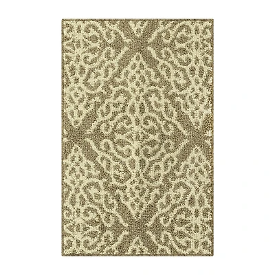 Maples Brown Geo Diamond Indoor Rectangular Accent Rug