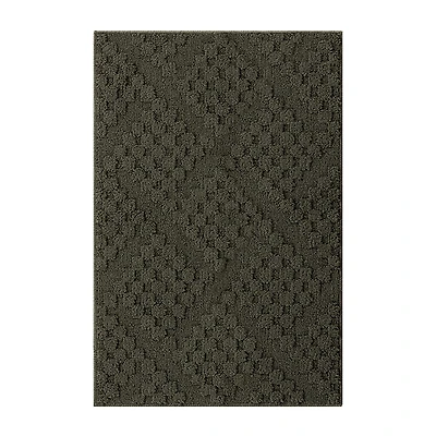 Maples Textured Solid Weave Indoor Rectangular Accent Rug