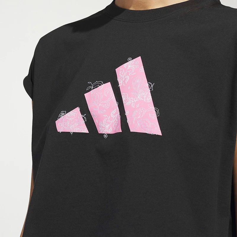 adidas Womens Crew Neck Short Sleeve Active T-Shirt