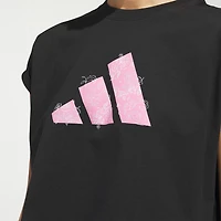 adidas Womens Crew Neck Short Sleeve Active T-Shirt