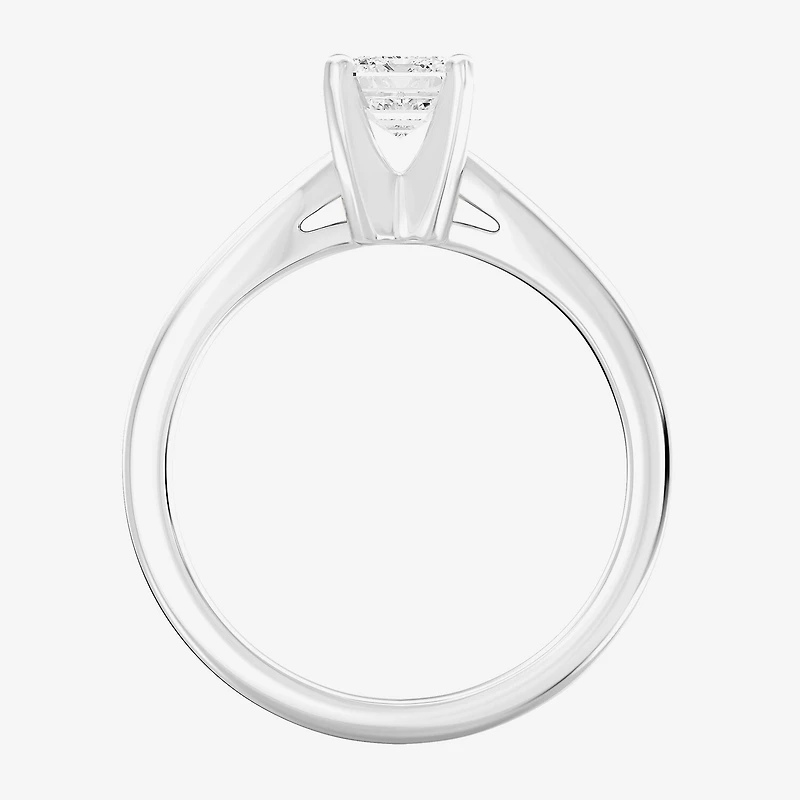 1 CT. Lab-Grown (G / SI2) Diamond Emerald-Cut Solitaire Engagement Ring 10K or 14K Gold