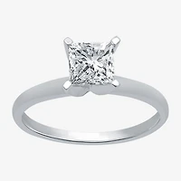 1 CT. Lab-Grown (G-H / SI1-SI2) Diamond Princess-cut Solitaire Engagement Ring 10K Gold