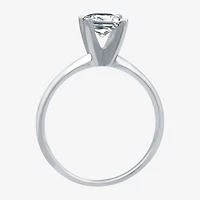 1 CT. Lab-Grown (G-H / SI1-SI2) Diamond Princess-cut Solitaire Engagement Ring 10K Gold