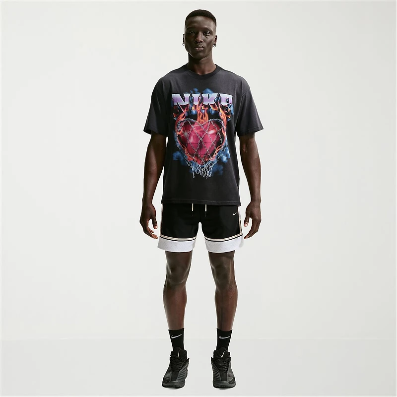 Nike Mens Crew Neck Short Sleeve Regular Fit Graphic T-Shirt