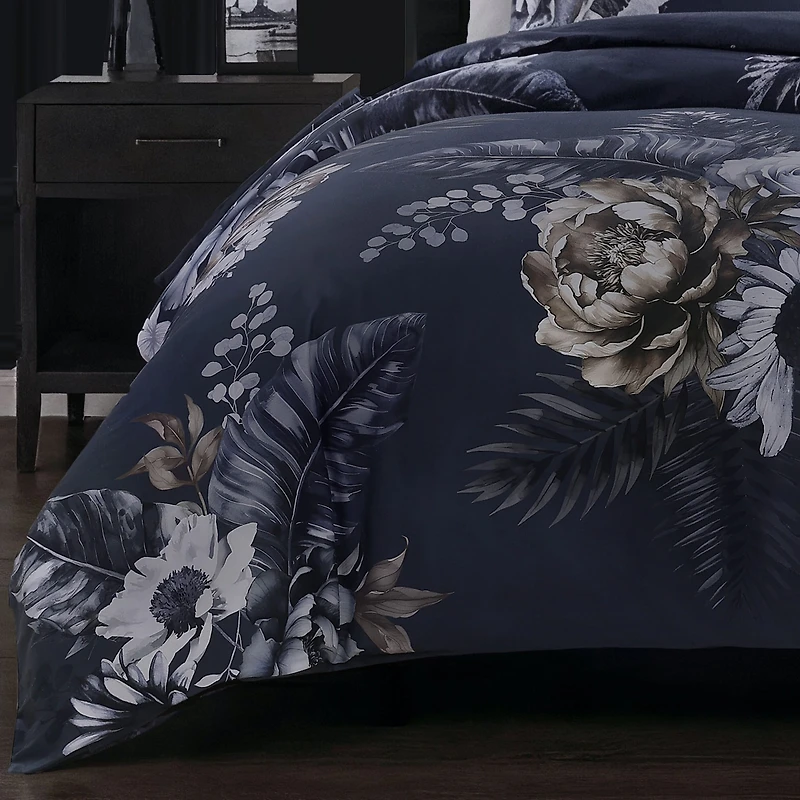 Bebejan Forget Me Not 3 Piece 3-pc. Reversible Duvet Cover Set