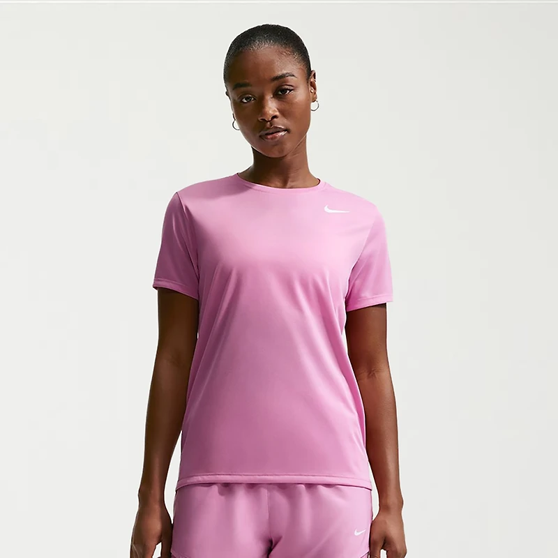 Nike Womens Crew Neck Short Sleeve Quick Dry Active T-Shirt