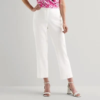 Black Label by Evan-Picone Linen Womens Classic Fit Straight Suit Pant