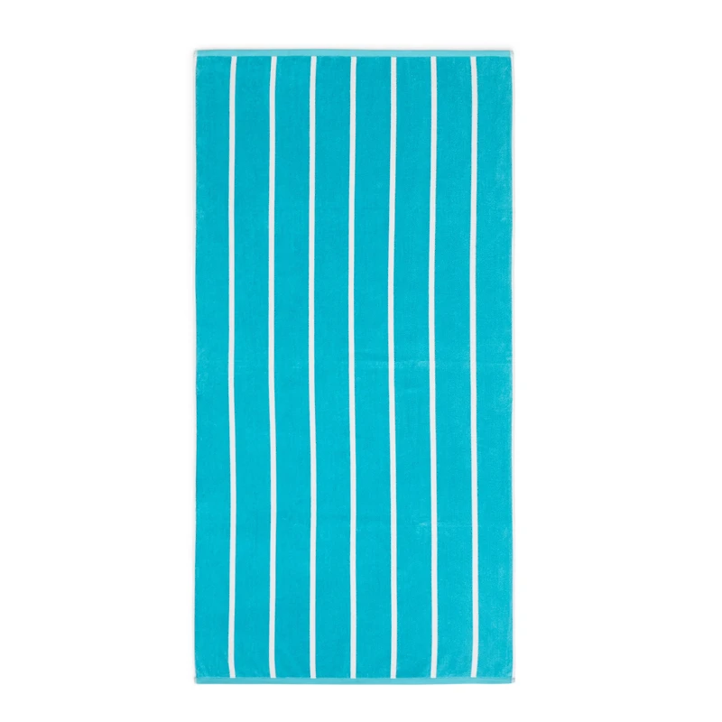 Outdoor Oasis Cabana Stripe Reversible Beach Towel