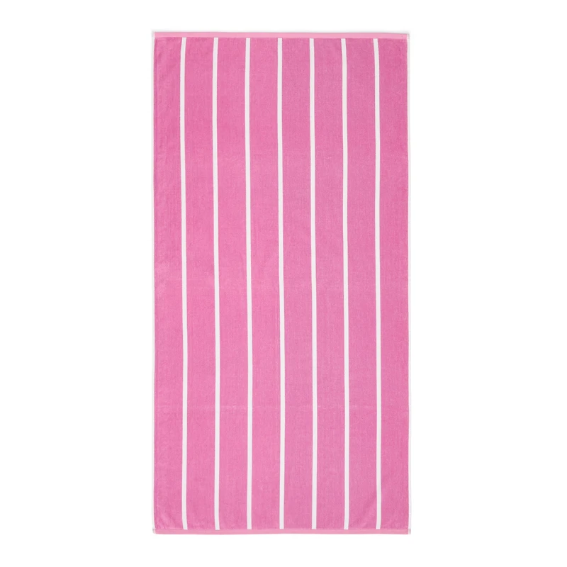 Outdoor Oasis Cabana Stripe Double-sided Beach Towel