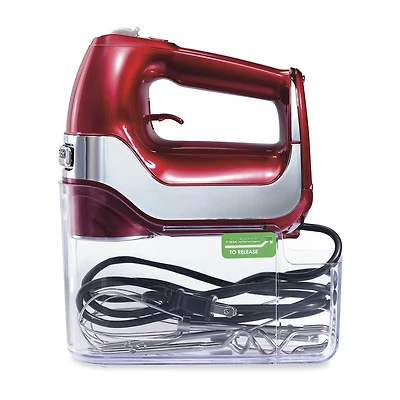 Hamilton Beach Professional 5 Speed Hand Mixer with Snap-on Case