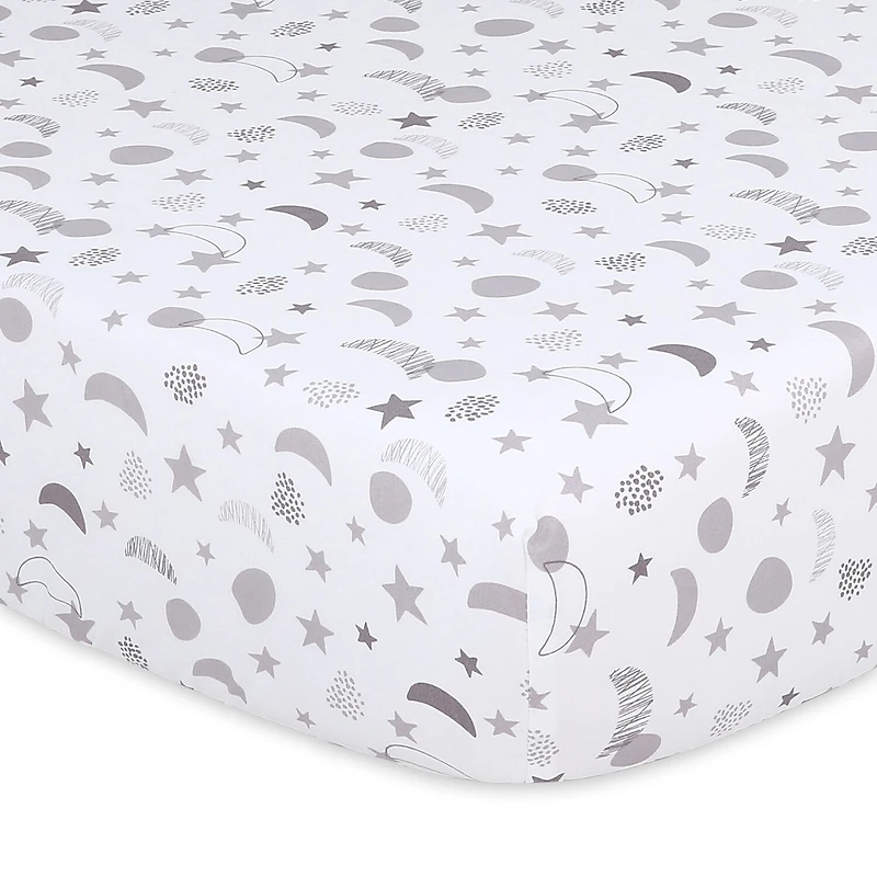 The Peanutshell Celestial 4-pc. Crib Sheet