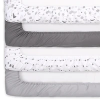 The Peanutshell Celestial 4-pc. Crib Sheet