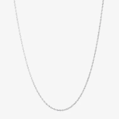 Silver Treasures Made in Italy Sterling Silver 18-30" Rope Chain Necklace