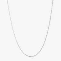 Silver Treasures Made in Italy Sterling Silver 18-30" Rope Chain Necklace