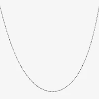 Silver Treasures Made In Italy Twisted Serpentine Sterling Silver 18-24" Chain Necklace
