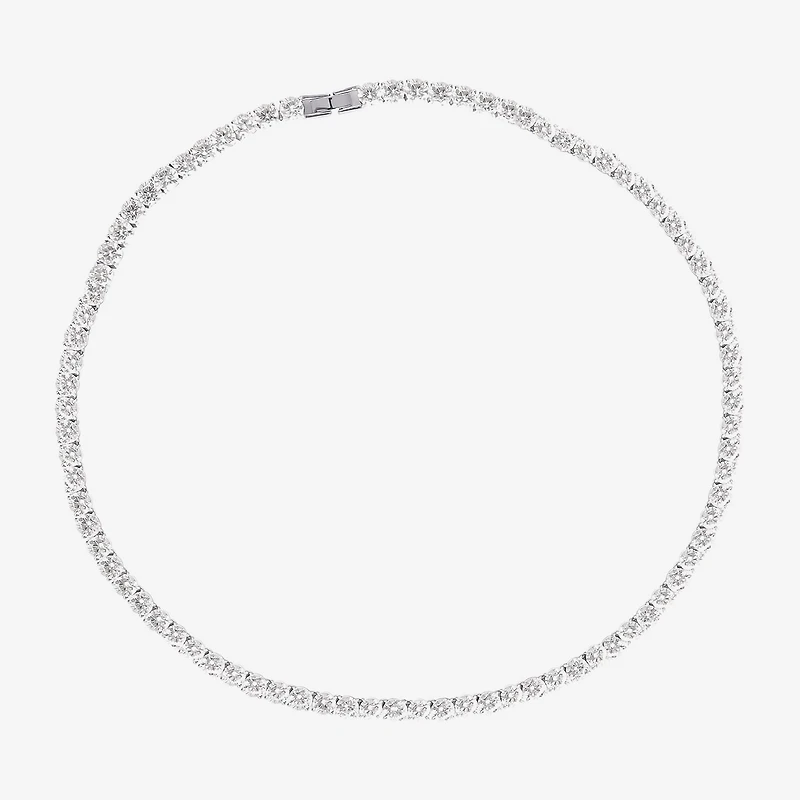 Shaquille O'Neal XLG™ Mens Cubic Zirconia Stainless Steel 22 Inch Tennis Necklace
