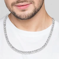 Shaquille O'Neal XLG™ Mens Cubic Zirconia Stainless Steel 22 Inch Tennis Necklace