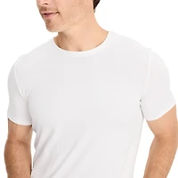Jockey Cotton Stretch Mens 2 Pack Short Sleeve Crew Neck Moisture Wicking T-Shirt Tall