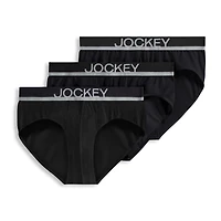 Jockey Casual Cotton Stretch Mens 3 Pack Briefs 1763