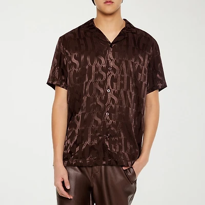 Forever 21 Mens Short Sleeve Button-Down Shirt