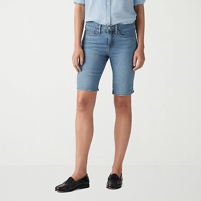 Levi's® Women's Shaping Mid Rise Bermuda Short