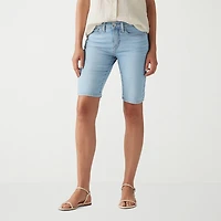 Levi's® Women's Shaping Mid Rise Bermuda Short