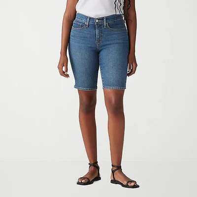 Levi's® Women's Shaping Mid Rise Bermuda Short