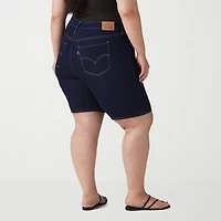 Levi's® Women's Plus Shaping Mid Rise Bermuda Short