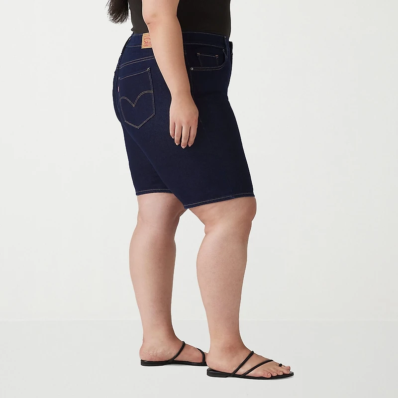 Levi's® Women's Plus Shaping Mid Rise Bermuda Short
