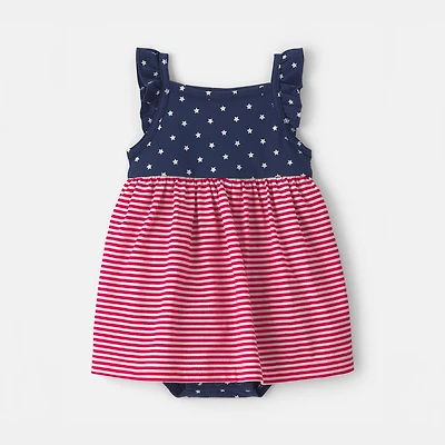 Carter's Americana Baby Girls Sleeveless Flutter Sundress