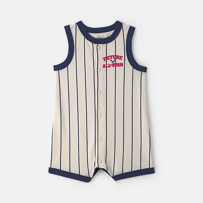 Carter's Baby Boys Sleeveless Striped Romper