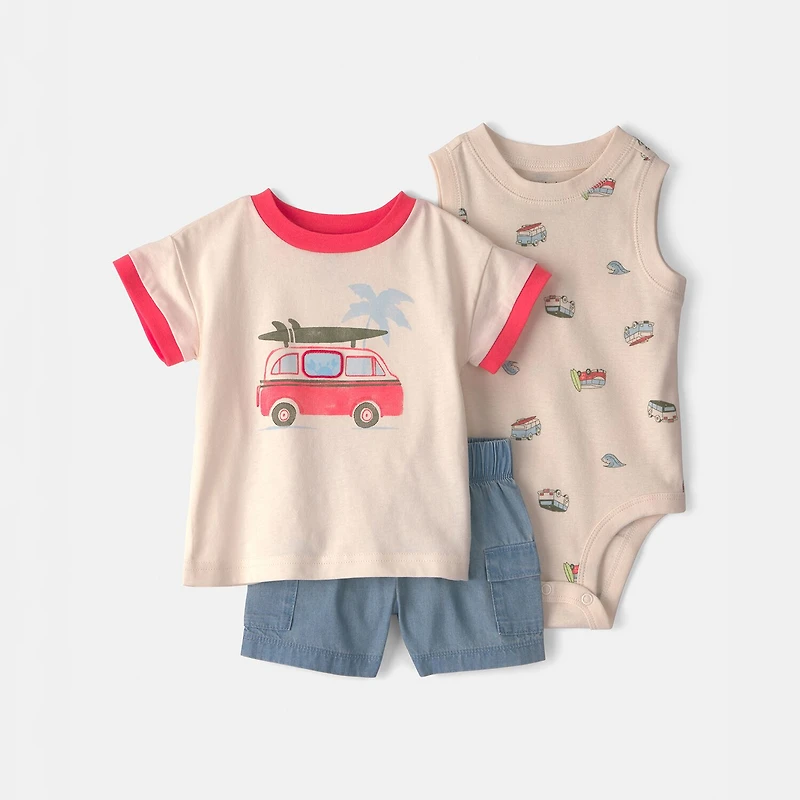 Carter's Baby Boys 3-pc. Short Set