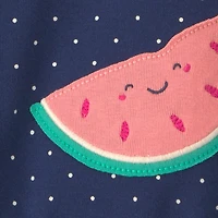 Carter's Baby Girls Short Sleeve Dots Romper