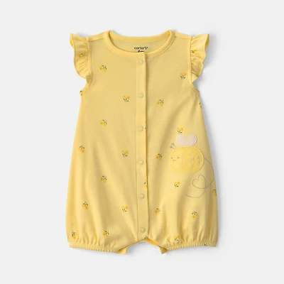 Carter's Baby Girls Short Sleeve Romper