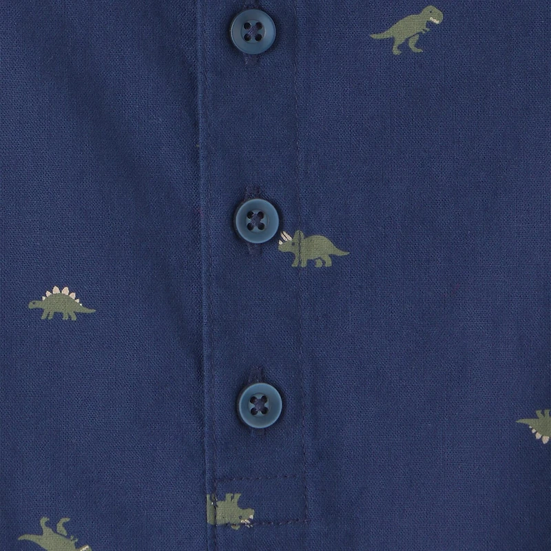 Carter's Dinosaur Baby Boys Short Sleeve Romper